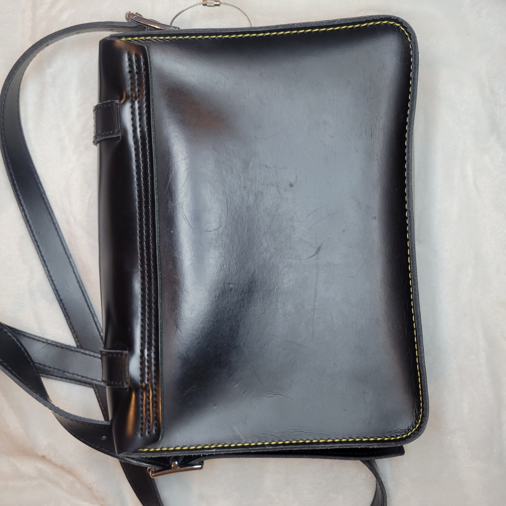 Dr. Marten's Black Satchel Bag Purse - Picture 6 of 13